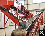 Operation test of our belt conveyer