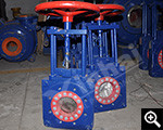 Knife gate valve