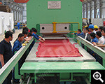 Vulcanized wear-resistant rubber